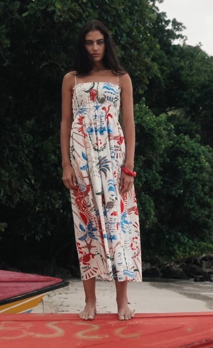 ZSUPPLY CORNELIA GETAWAY MIDI DRESS