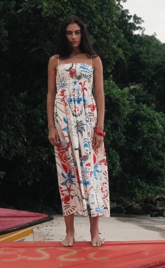 ZSUPPLY CORNELIA GETAWAY MIDI DRESS