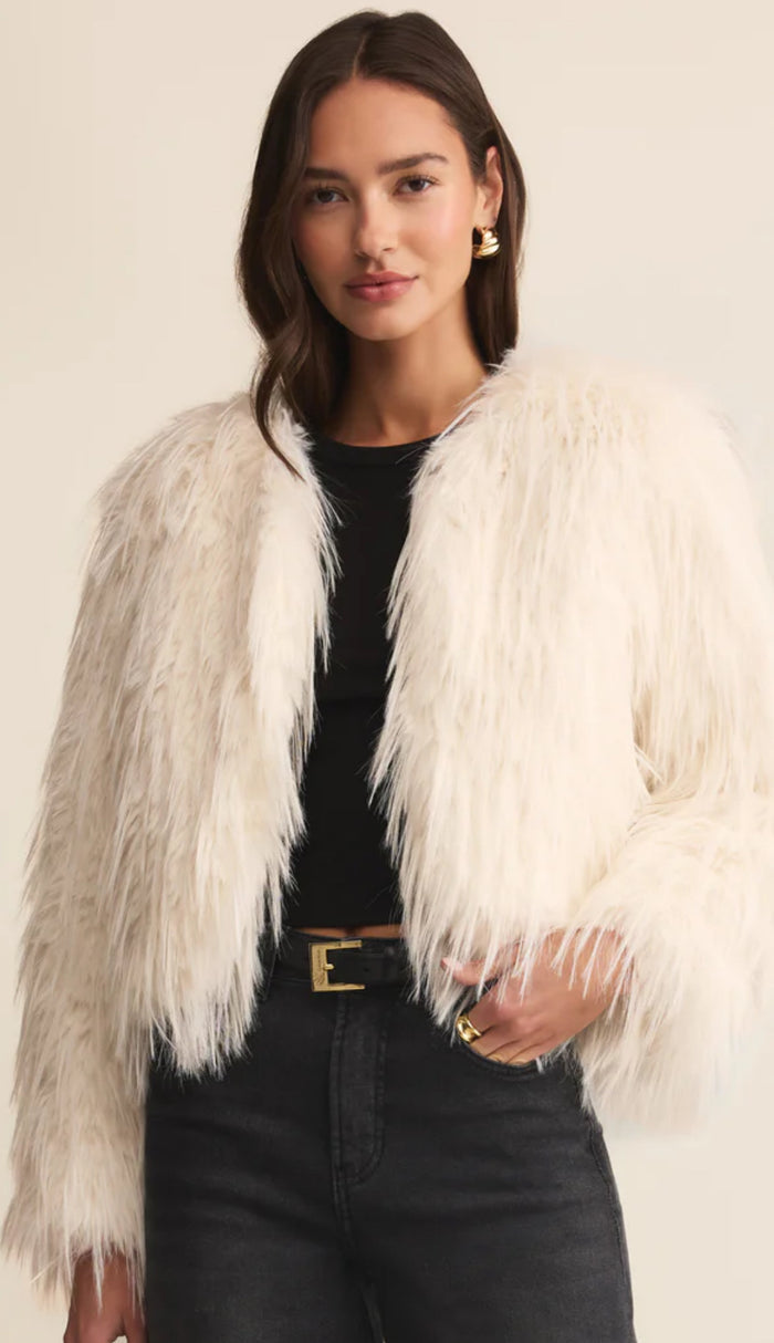 ZSUPPLY CYNDI FAUX FUR JACKET