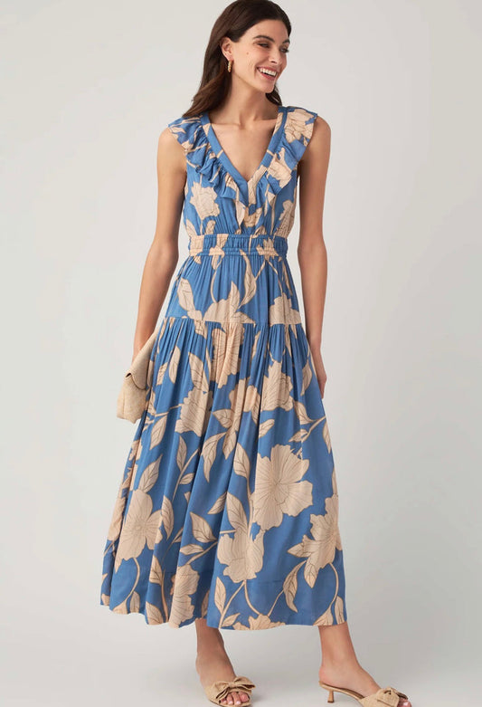 ZSUPPLY MALENE BLOOM FLORAL MAXI DRESS