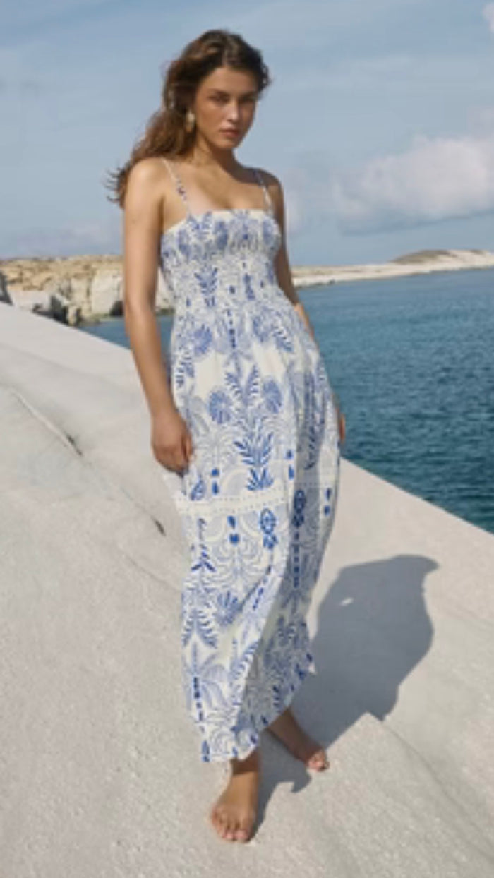 ZSUPPLY NADINE PALM MAXI DRESS