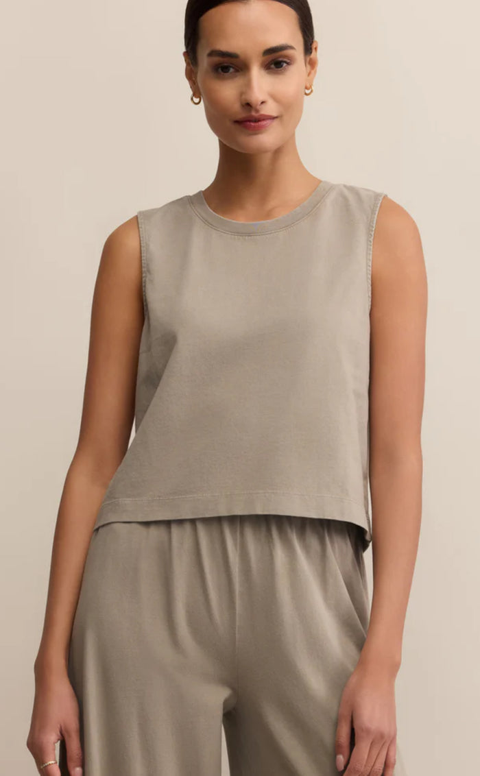 ZSUPPLY SLOANE JERSEY MUSCLE TOP